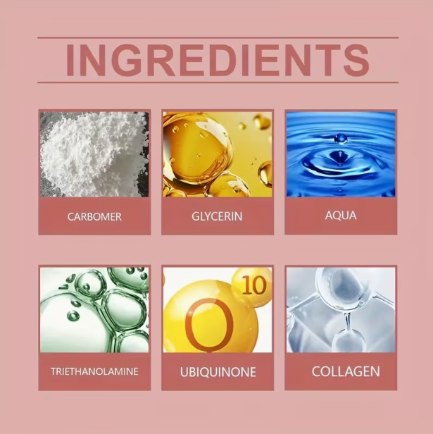 Collagen Jelly Cream Deeply Moisturizing Smooth Skin Tightening Fade Fine Lines Soothing Brightening Hydrating Facial Gel Cream