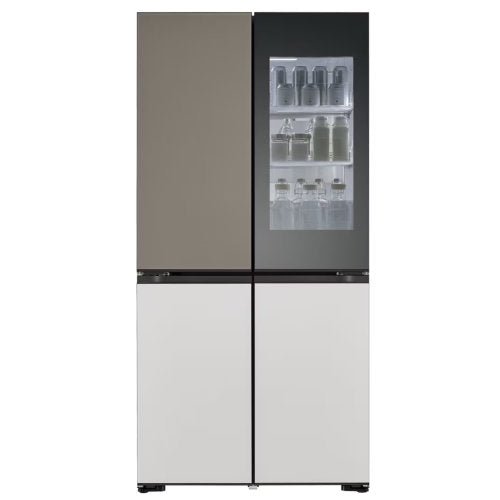 LG 617L MOODUP FRENCH DOOR LUX GRAY-LUX WHITE FRIDGE