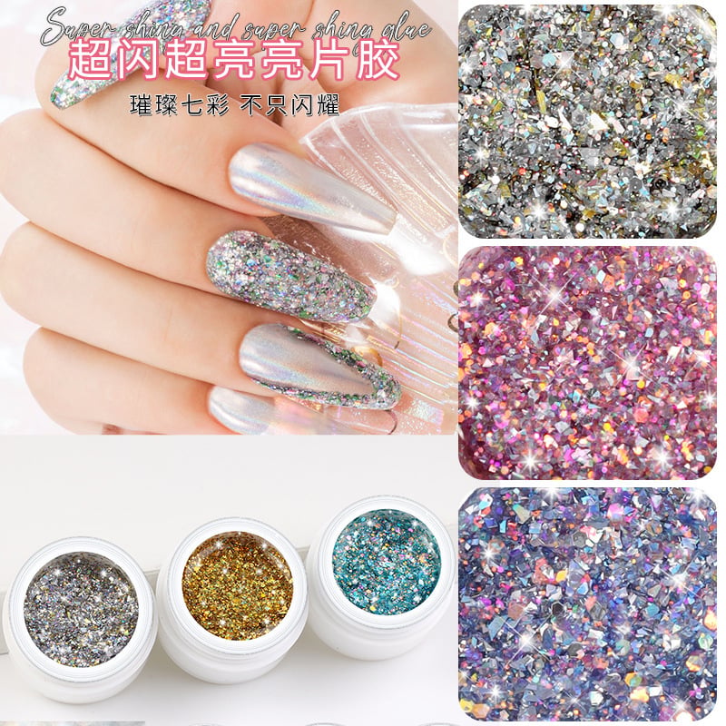 Super Shiny Shine Shining Ins Style Nail Enhancement Powder Fantasy Color Nail Decoration Nail