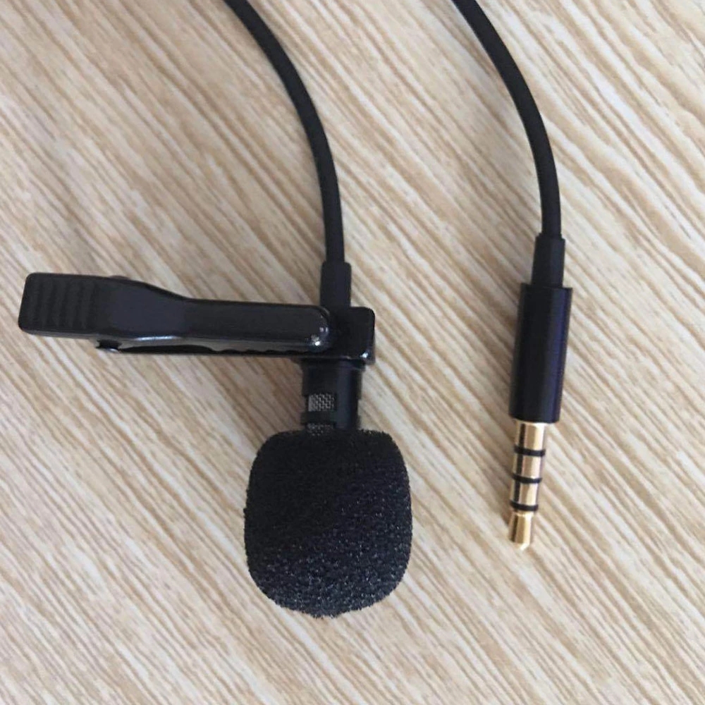 Lavalier microphone interview microphone lapel condenser microphone mobile phone mini recording lavalier microphone