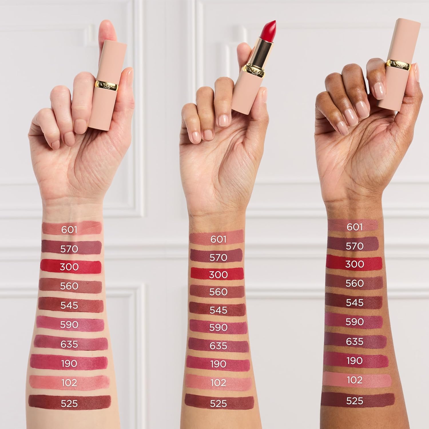 L'Oreal Paris Colour Riche Blurred Matte Lipstick for Moisturized Lips, Lip Makeup with Argan Oil and Vitamin E, Nude Nonchalant