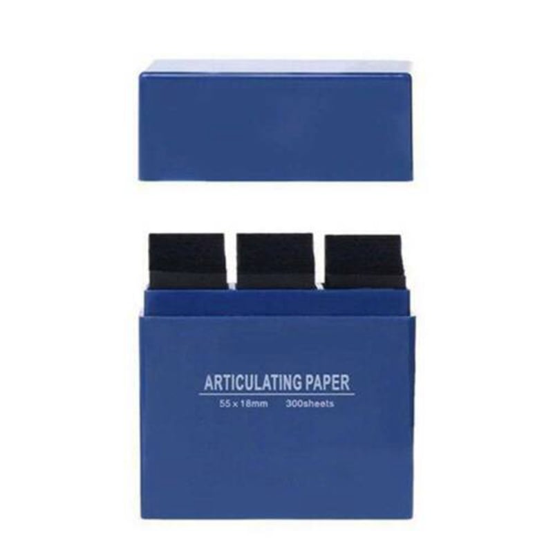300PCS Dental Blue Articulating Paper Strips Dentistry Oral Teeth Whitening Material 55*18mm Dental Tools