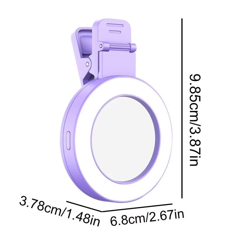 Phone Fill Light Selfie Mirror Video Light Parts for Laptop Makeup Camera