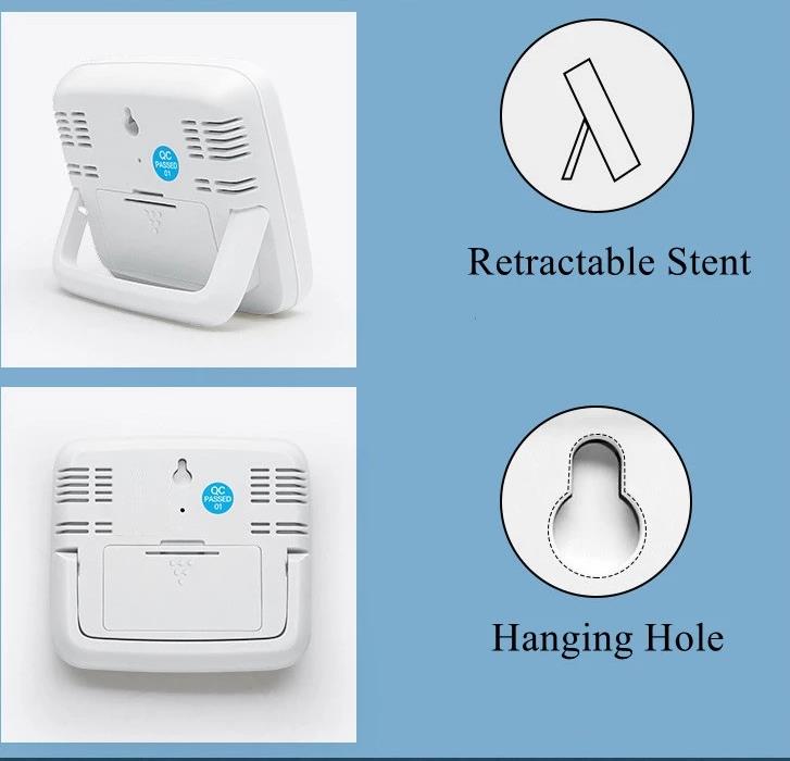 LCD Digital Temperature Humidity Meter Backlight Home Indoor Electronic Hygrometer Thermometer Weather Station Baby Room