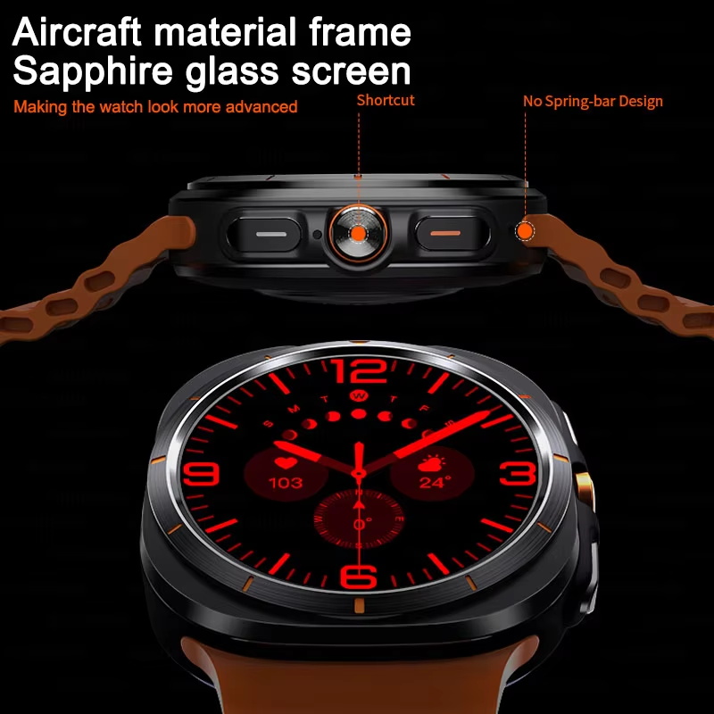 Z7 Ultra IP68 Waterproof Big Battery Smartwatch BT Call Compass Tracker Relojes Inteligentes Sport Smart Watch