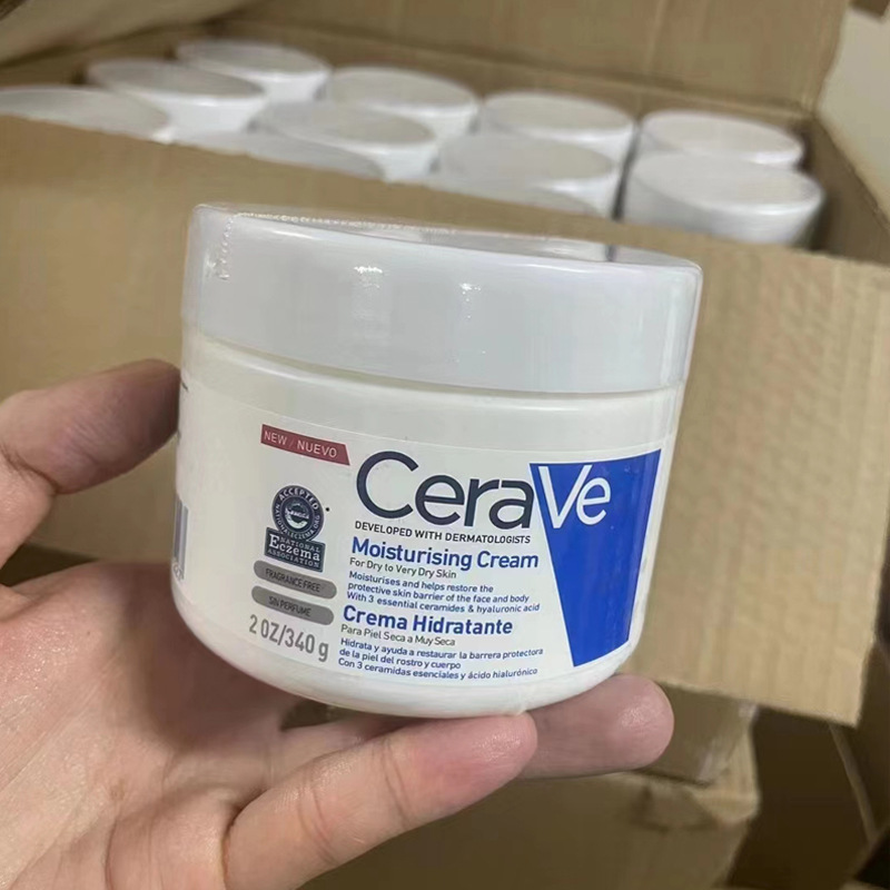 CeraVe Skin Care Cream 340g Baume Bydratant Moisturising Cream Dry Skin Repair Rejuvenation Cream Facial Skin Care Products