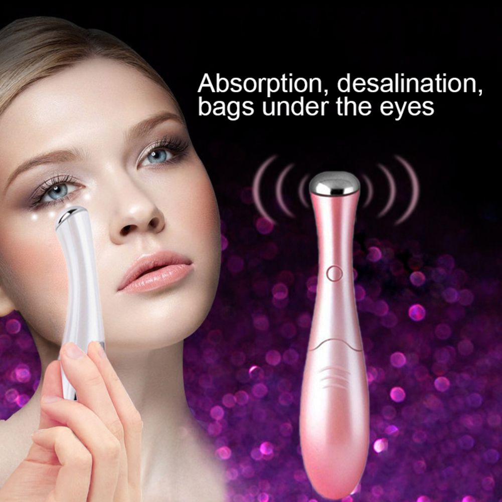 Mini Eye Electric Massager Vibration Thin Face Magic Stick Anti Removal Wrinkle Dark Circle Puffiness Removal Eye Care Tool