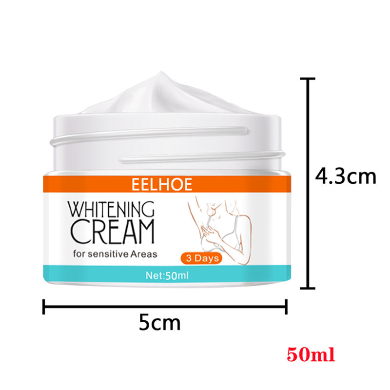 Whitening Cream Bleaching Face Body Lightening Cream Underarm Armpit Whitening Moisturizing Cream Legs Knees Body White Cream