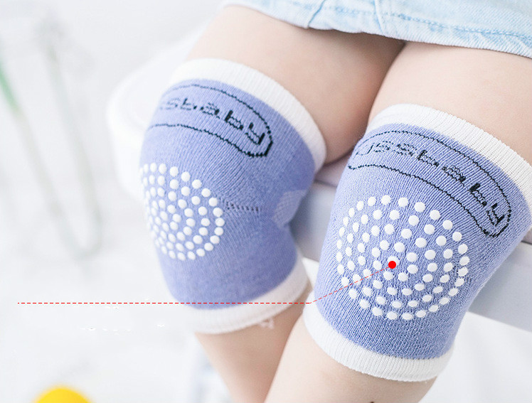 Children's summer breathable kneepad cotton anti fall elbow protection baby crawling toddler glue dispensing baby kneepad