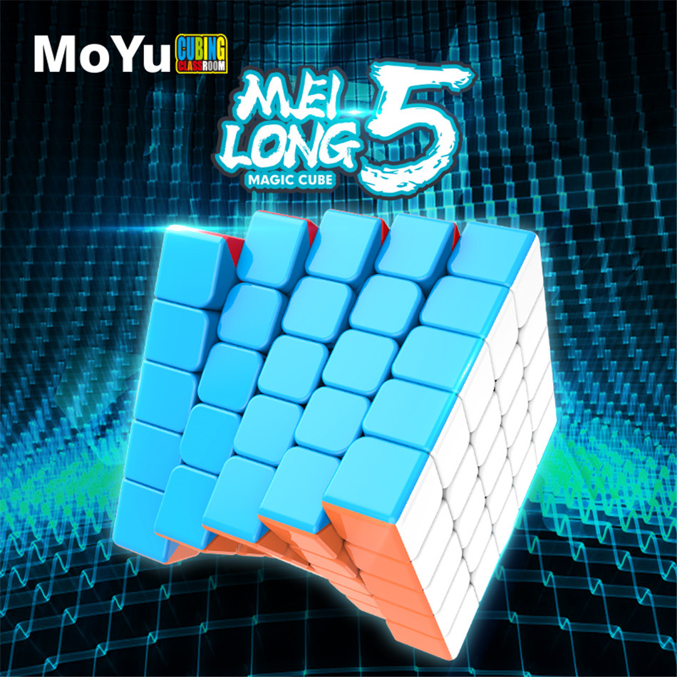 MFJS Meilong 5X5 Stickerless speed cube Moyu Mofang Jiaoshi 5X5X5 Magic cube