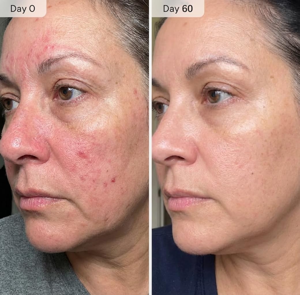 Micro Infusion System for Face & Neck-Micro Infusion Kit to Leave Skin Firmer & Smoother-0.25mm Facial Stamp with Collagen & Hyaluronic Acid Serum for