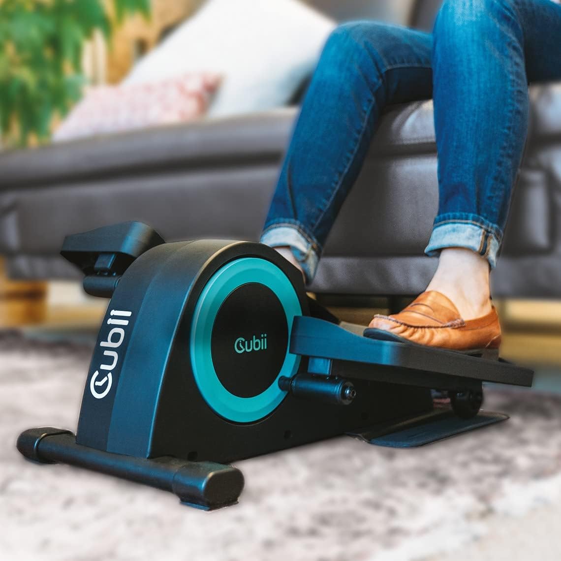 Cubii JR1, Under Desk Elliptical, Under Desk Bike Pedal Exerciser, Seated Elliptical, Work from Home Fitness, Mini Elliptical Machines for Home Use, C