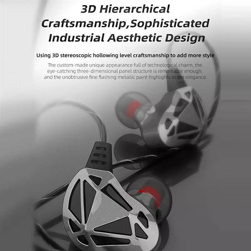 QKZ AK7 In-Ear Headphones High Fidelity Monitor Headphones Heavy Bass Noise Reduction In-Ear K Song Phone Headset