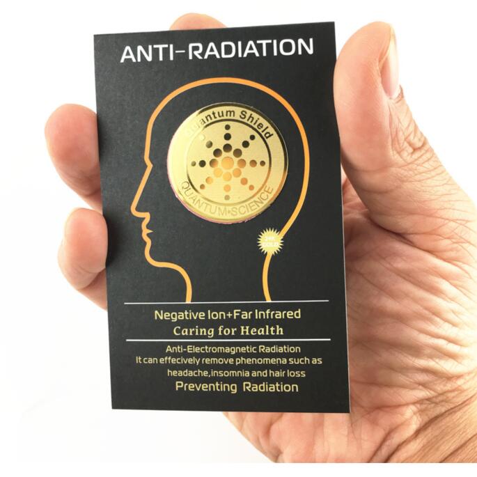 2pc Anti Radiation Protector Shield EMF Protection Cell Phone Sticker EMR Blocker