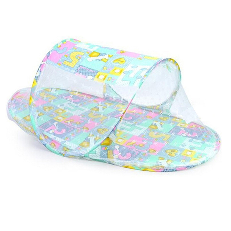 Multifunctional children's folding nets baby mosquito net cartoon quality ship type portable mosquito net