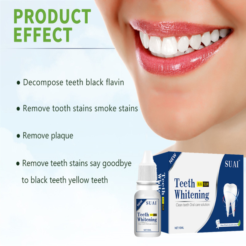 SUAI Tooth Whitening Tool Whitening and Tooth Washing Powder Whitening and Brightening Tooth Paste Quick acting Stone Smoke Stai