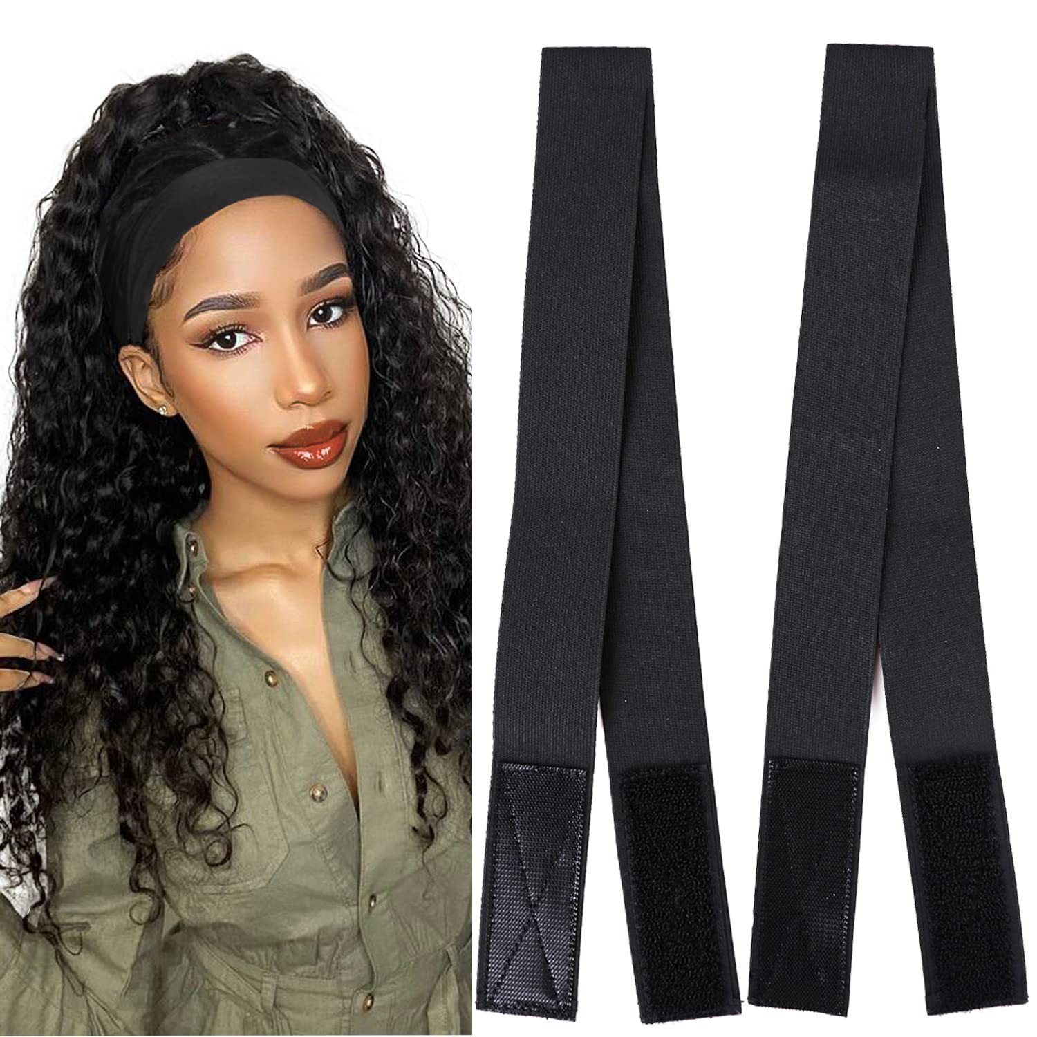 1PC wig elastic band wig elastic band, hairdressing head cover, edge fixing, anti slip band