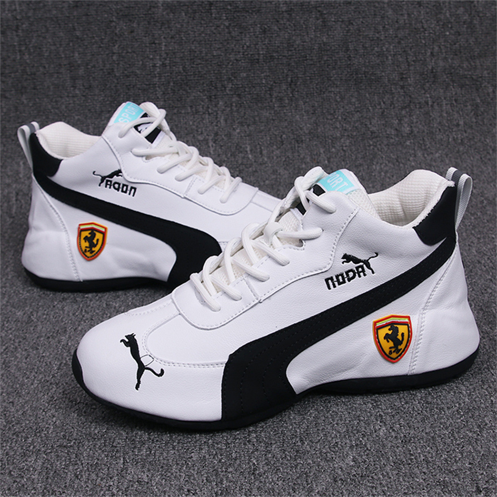 Spring and Autumn Women's Shoes Fashion Leisure Breathable Soft Sole Leather Top Heightened Dad's Shoes