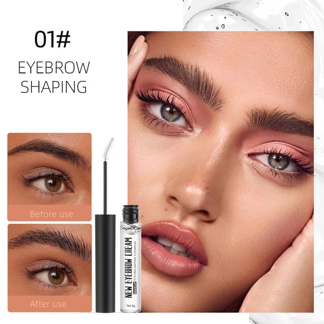 Makeup Eyebrow Gel Transparent Long Lasting Eyebrow Raincoat Repair Liquid Setting Brow Cream Waterproof Mascara Stereotype