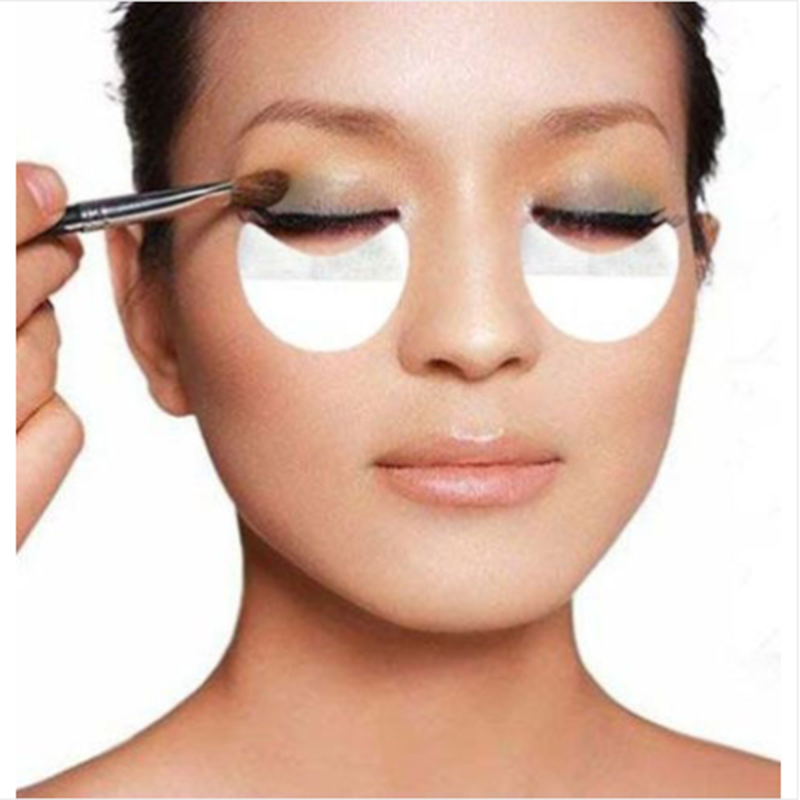 50Pcs/lot Eyelash Extension Paper Patches Grafted Eye Stickers White Eyelash Under Eye Pads Eye Paper Patches Tips Sticker