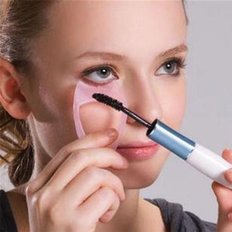 3 in 1 Eyelash Curler Plastic Mascara Guide Applicator Mascara Eyelash Brush Curler Lash Comb Novelty Multifunction Cosmetic