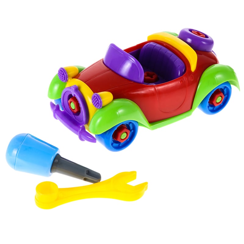 New Kids Car Toys Multi-Color Funny Baby ABS Plastic Car Airplane Puzzle Toy Assembly Early Children Educational Gift Toy