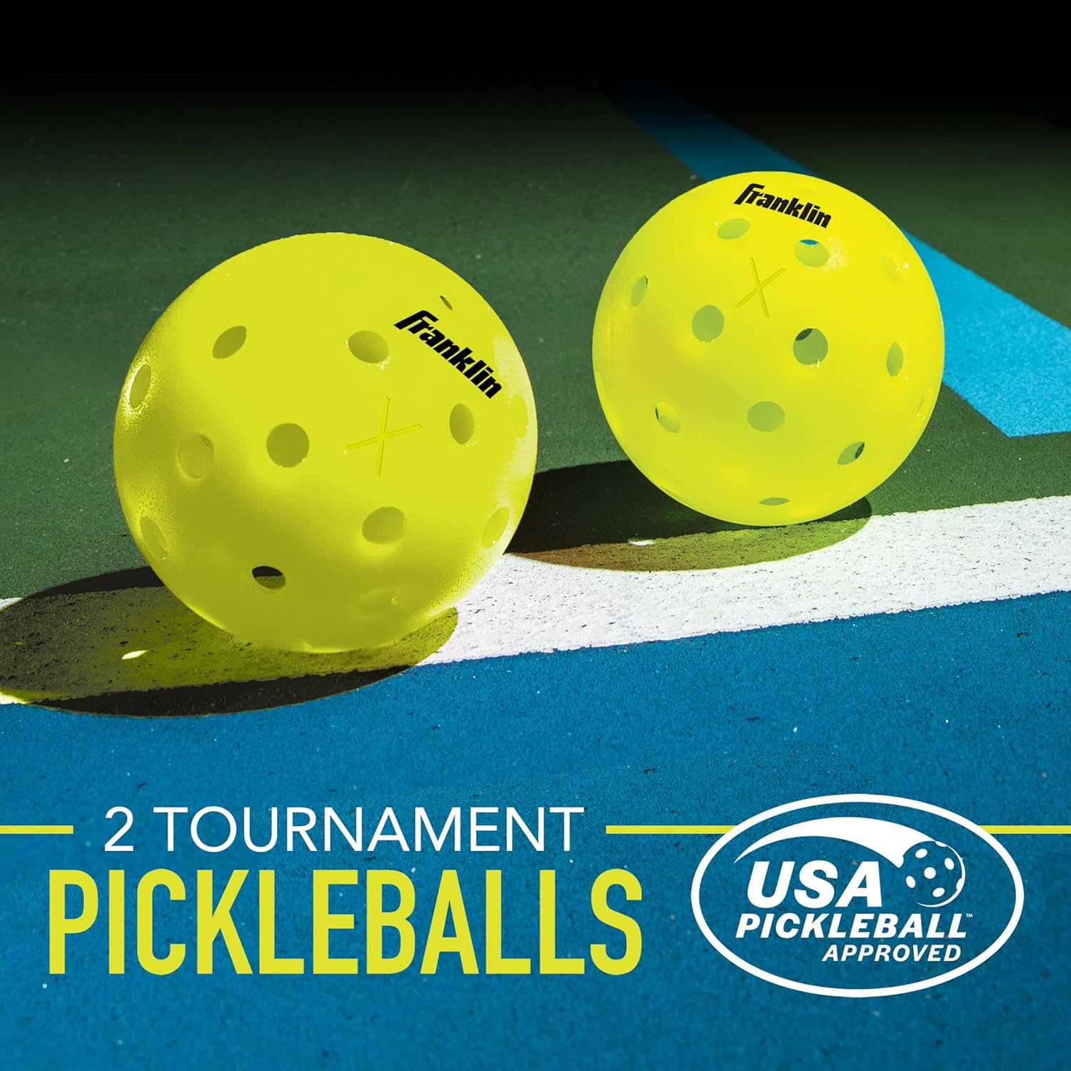 Franklin Sports Pickleball Paddle and Ball Set - Wooden Pickleball Rackets + Balls - Activator - USAPA Approved | Ball Set, Pickleball Rackets, Pickle
