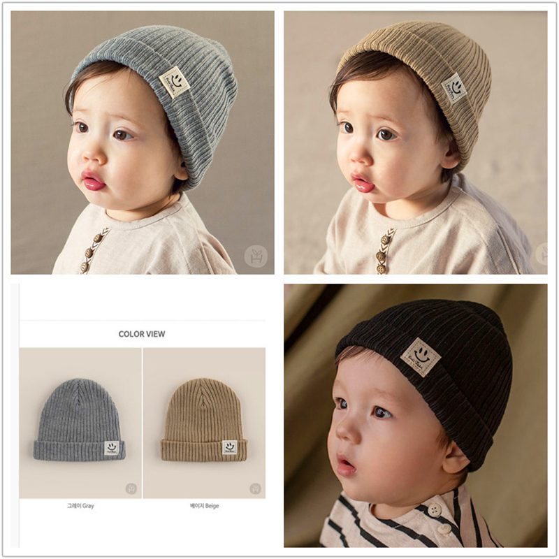Baby Knit Cap Cartoon Candy Warm Windproof Infant Hedging Hat Knitted Woolen Soft Child Hat Newborn Fashion Warm Beanies Hat