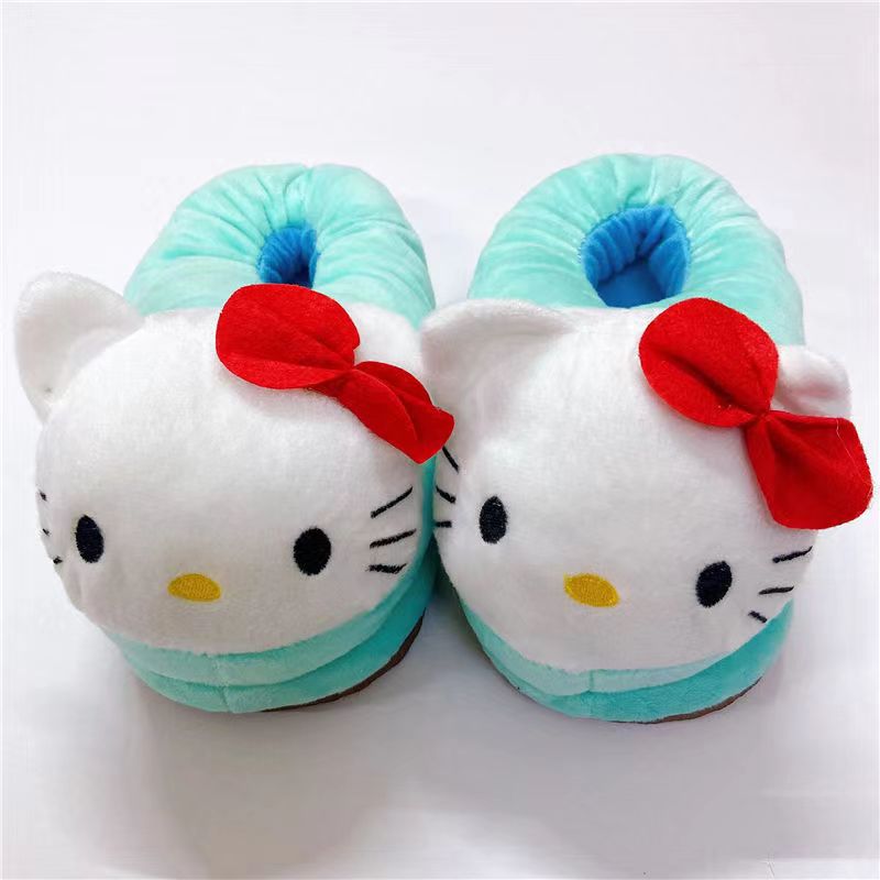 Cartoon Couple Home Slippers New Century Evangelical Soldier Plush Slippers Rei Ayanami Animation Autumn Winter Cotton Slipper