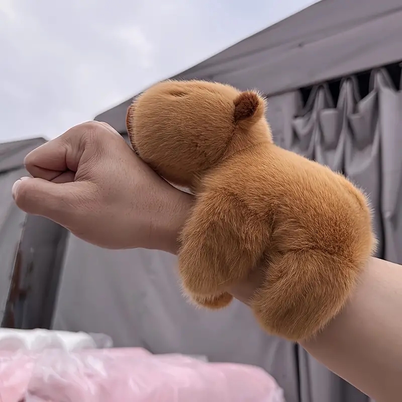 1pc, Capybara Rodent Plush Toy, Curtain Holdback Ring, Multifunctional Capybara Plush
