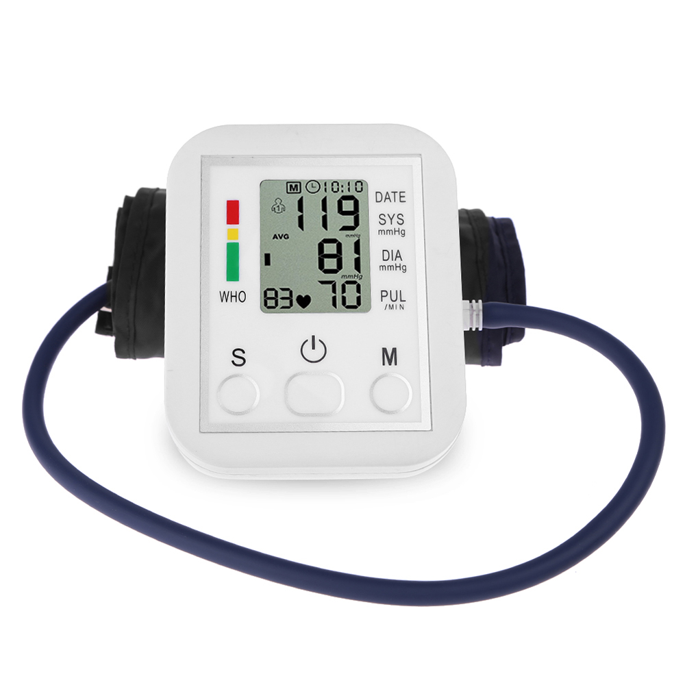 Portable home sphygmomanometer armband digital electronic mini sphygmomanometer English without voice
