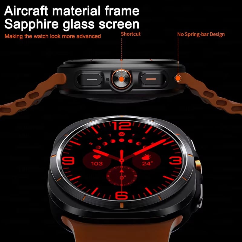 Z7 Ultra IP68 Waterproof Big Battery Smartwatch BT Call Compass Tracker Relojes Inteligentes Sport Smart Watch