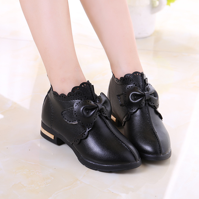 (4-12T) Girl Fashion Casual Solid Color Tassel Low Shoes