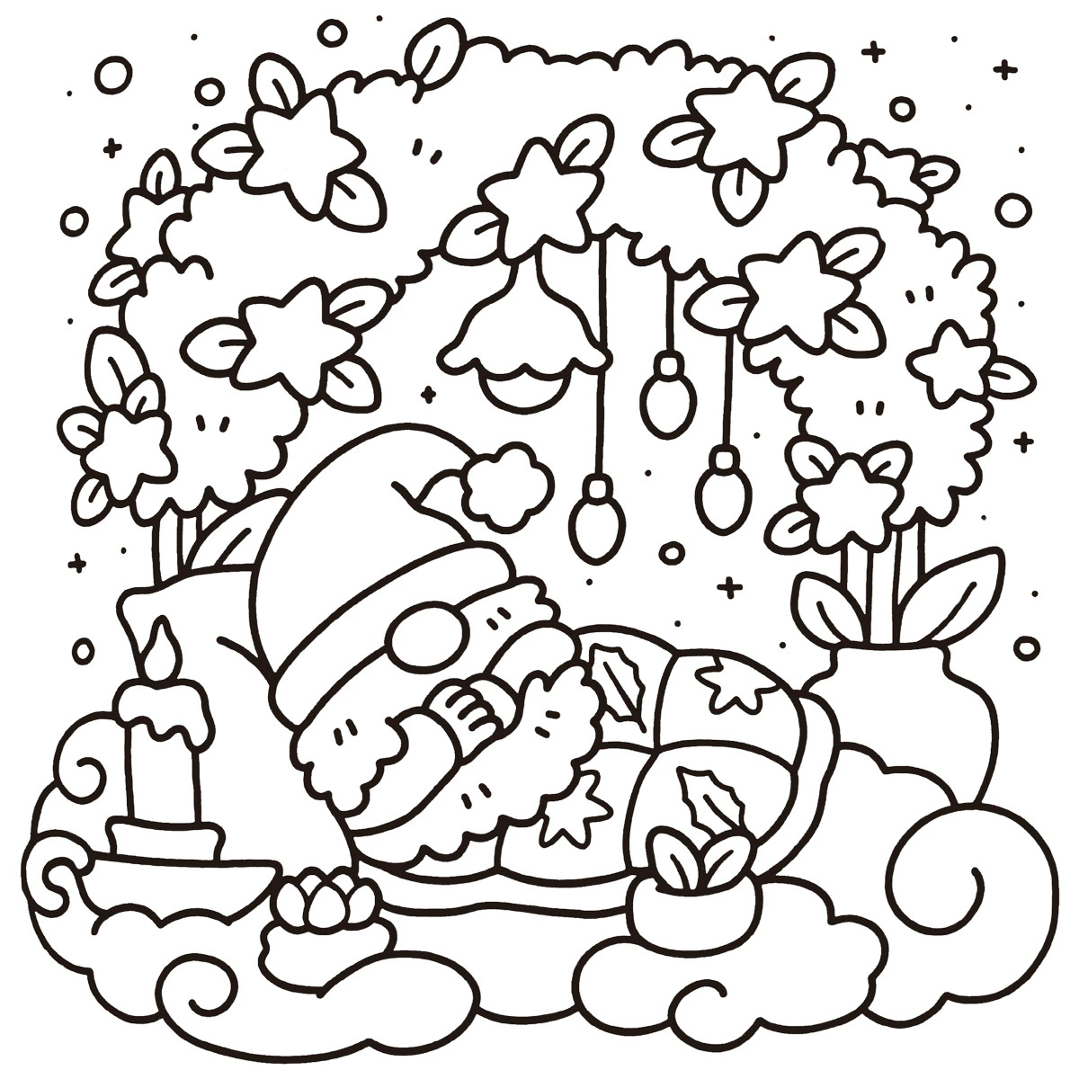1PC Cute Cartoon Coloring Book Educational Stress Relief Paperback Painting Gift Montessori Drawing Toy for Adults And Teens