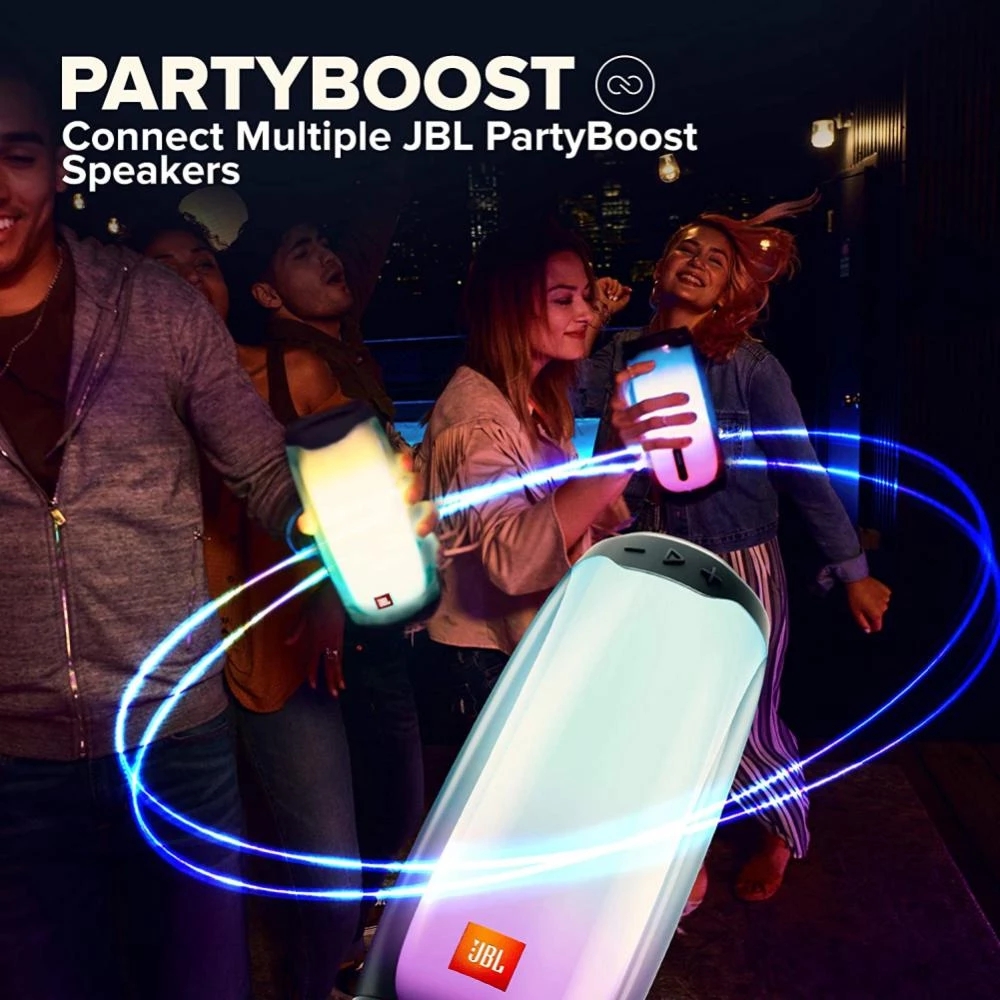 JBL PULSE4 music pulsation 4th generation bluetooth speaker dazzling lighting effect surround subwoofer portable waterproof