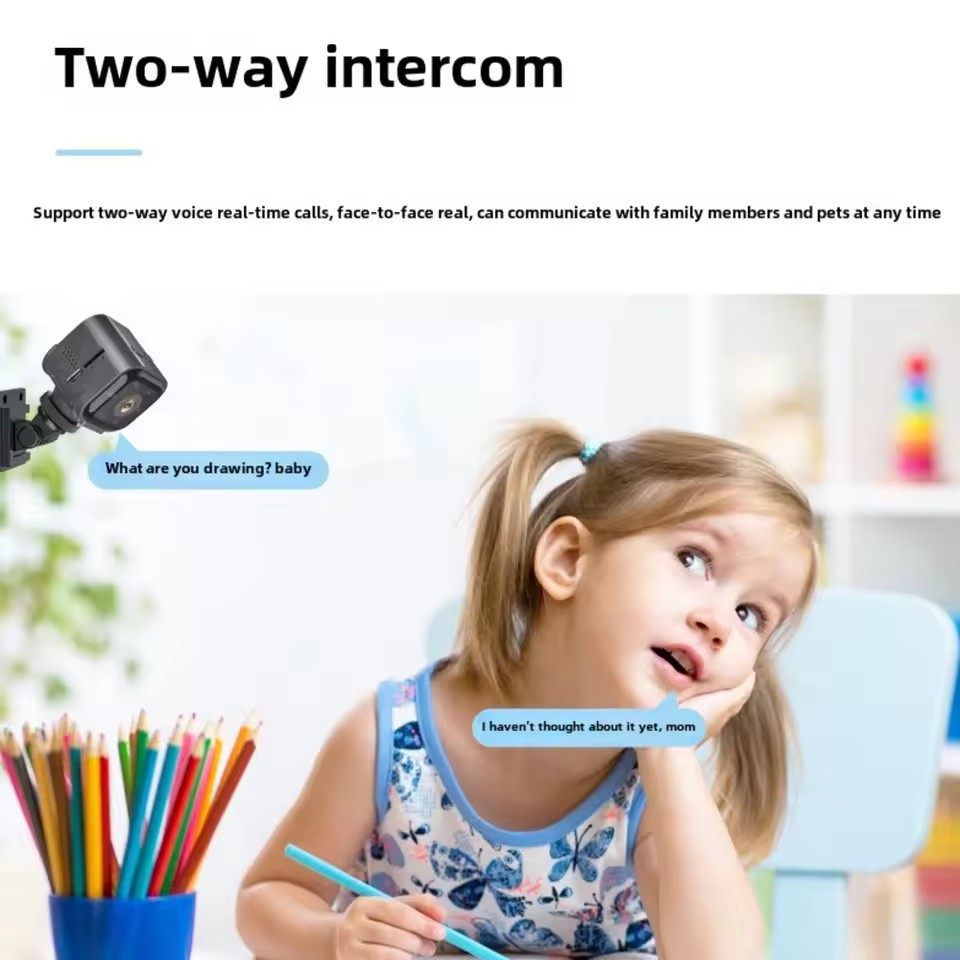 Mini HD Monitoring Camera 1080P WiFi Wireless Remote Monitor Night Vision Camcorders Video Surveillance Security Protection
