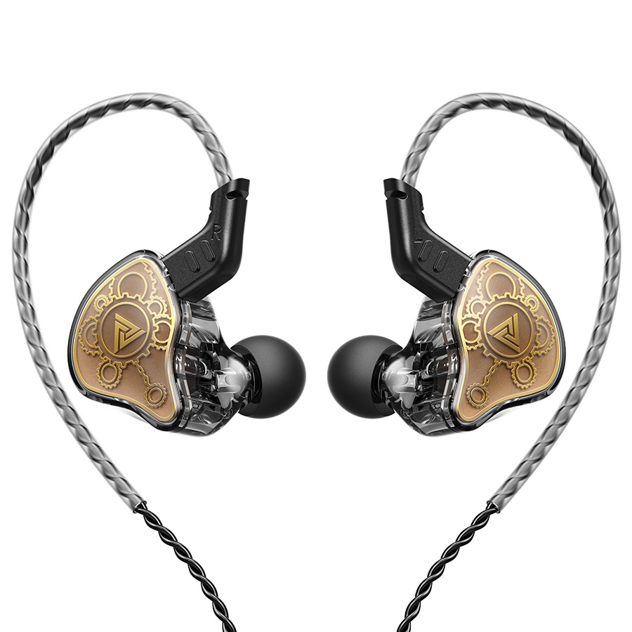 Original QKZ Hi7T In-ear Earphones Professional Dynamic Driver HiFi Acoustios Mointor Music Game Headset 3.5MM AUX With MIC