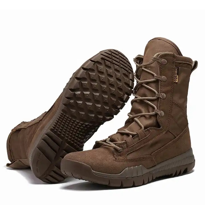 2023 New Outdoor High Top Boots Men's Shoes Anti slip and Wear Resistant Boots Men's Shoes