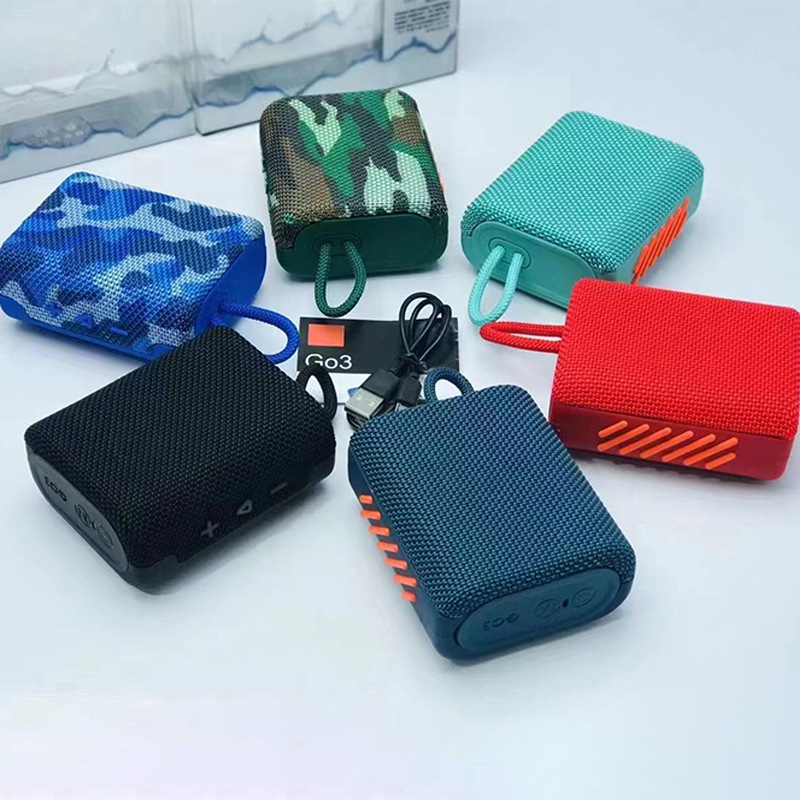JBL Go3 Wireless Bluetooth-conpatib Speaker Portable Waterproof Speaker Outdoor Speakers Sport Bass Sound 5 Hour Battery Speaker