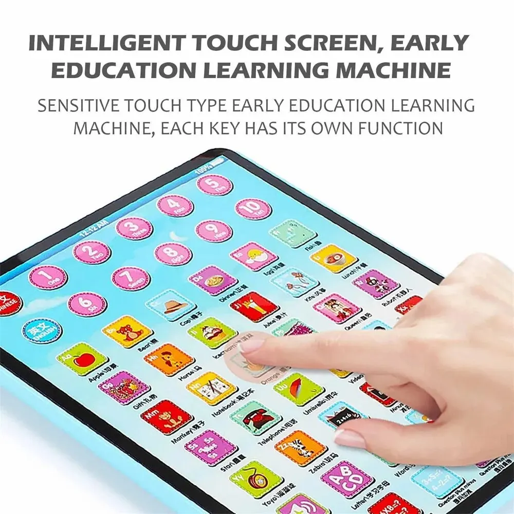 Chinese English Electronic Learning Tablet Funny Interactive Learning Study Toy