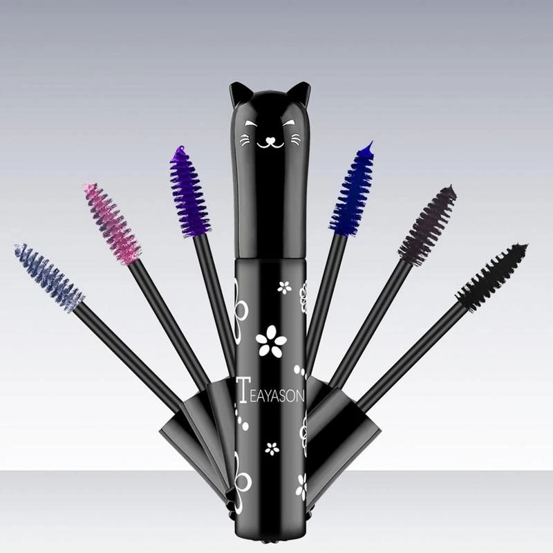 6 Color Fast Dry Eyelashes Mascara Water-Proof Lengthening Party Makeup Eye Lashes Curling Extension Make-Up Eyelashes Mascara