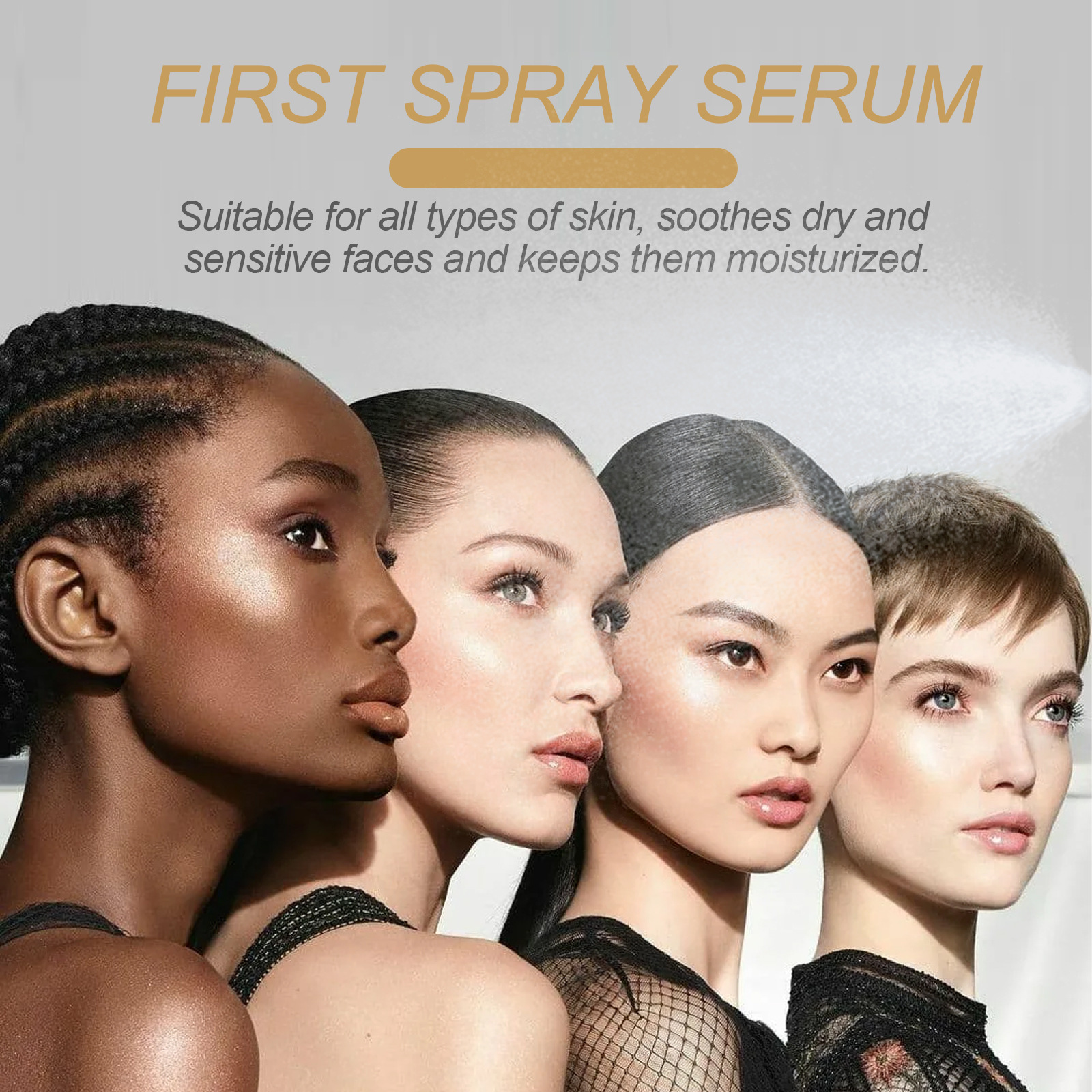 Facial Serum White truffle Moisturizing Spray Shrink Pores Fade Spot Melanin Correcting Serum Moisturizing Brightening Skin Care