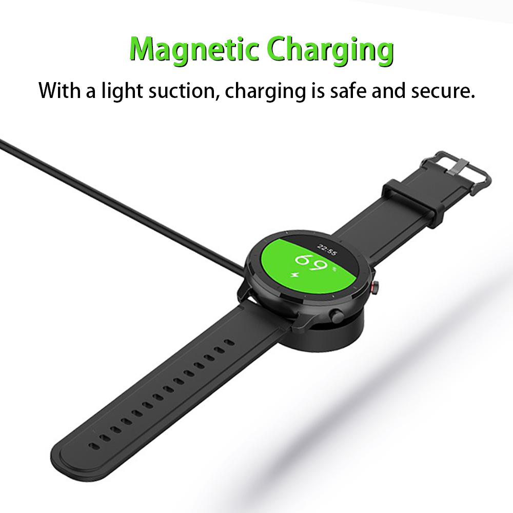 Portable Smart Watch USB Magnetic Charger Cradle Fast Charging Power Cable For Huami Amazfit T-Rex A1918 / GTS / GTR 42MM 47MM B