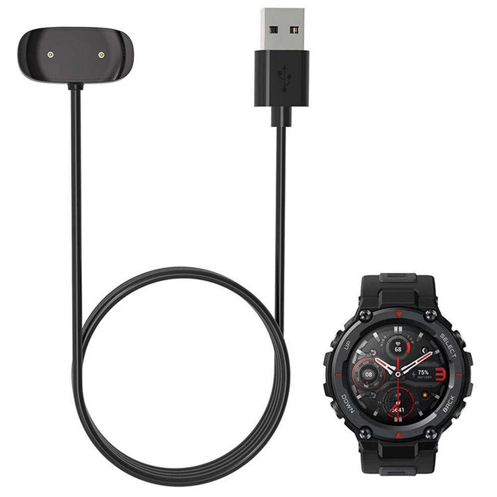 1m Charger USB Charging Cable For Huami Amazfit T-Rex Pro Smart Watch Chargers Cradle Smartwatch Fast Charging Line
