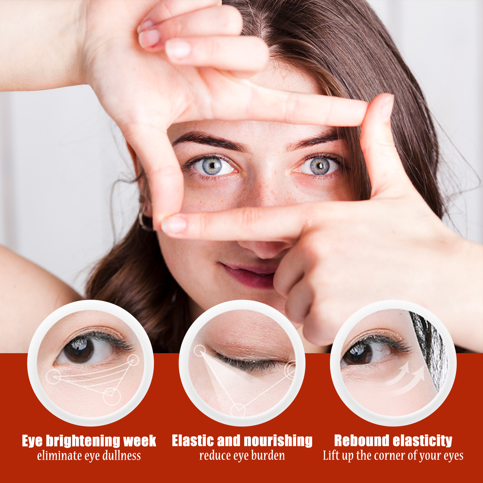 Fat Granules Removal Serum Fade Dark Circles Eye Bags Moisturizing Essence Firming Anti-Puffiness Wrinkles Brighten Beauty Care