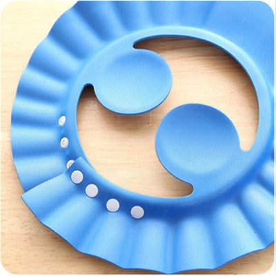 Adjustable shampoo cap and shower cap for children, baby shampoo cap with earmuffs