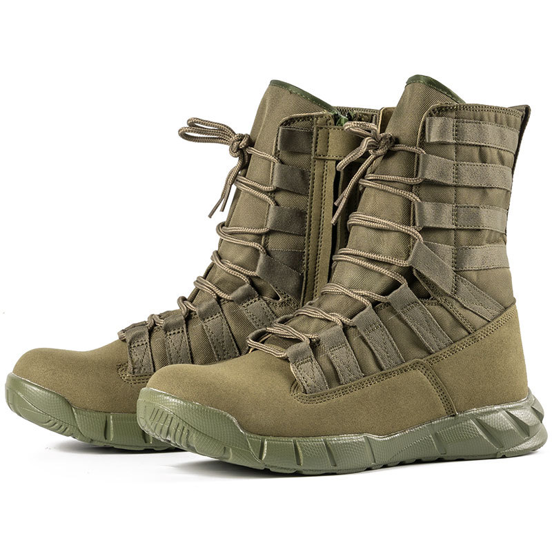 High top desert boots brown light training boots men's hiking boots