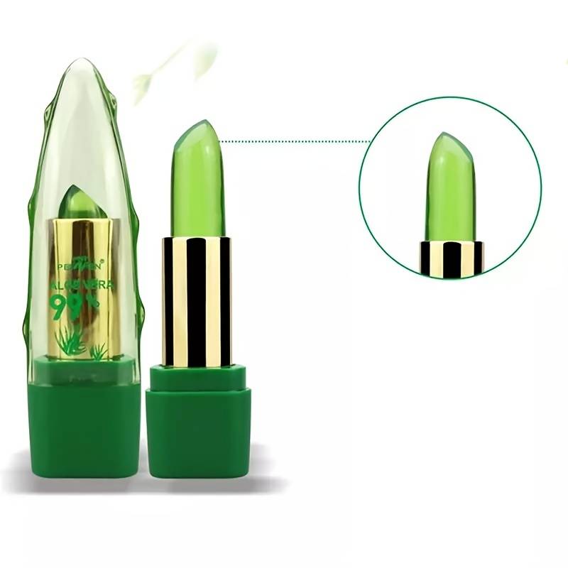 Moisturize Aloe Vera Lipstick Magic Temperature Color Change Lip Blam Long Lasting Nutritious Lip Gloss Lipstick