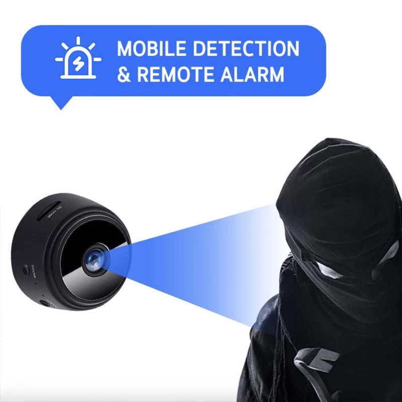 2023 New A9 Mini caméra de Surveillance IP WiFi HD 1080p Micro enregistreur vocal sans fil, Version nocturne