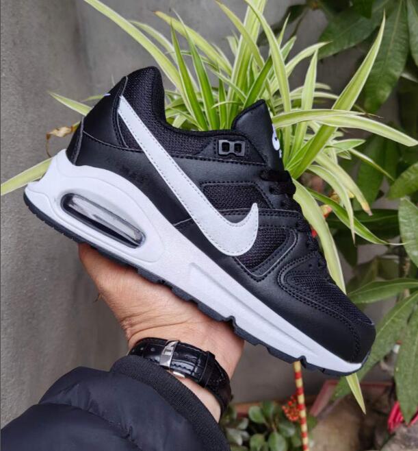 Nike Air Max Command: Lightweight, Anti-Slip, Shock-Absorbent Running Shoes with Breathable Splicing Design